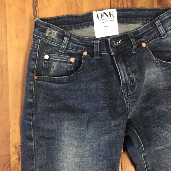 One Teaspoon Trashed Free Birds Jeans - Picture 3 of 7